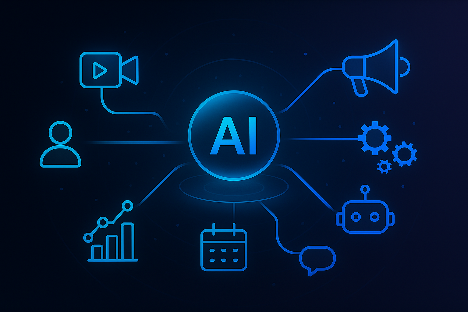 AI Growth Command Center illustration
